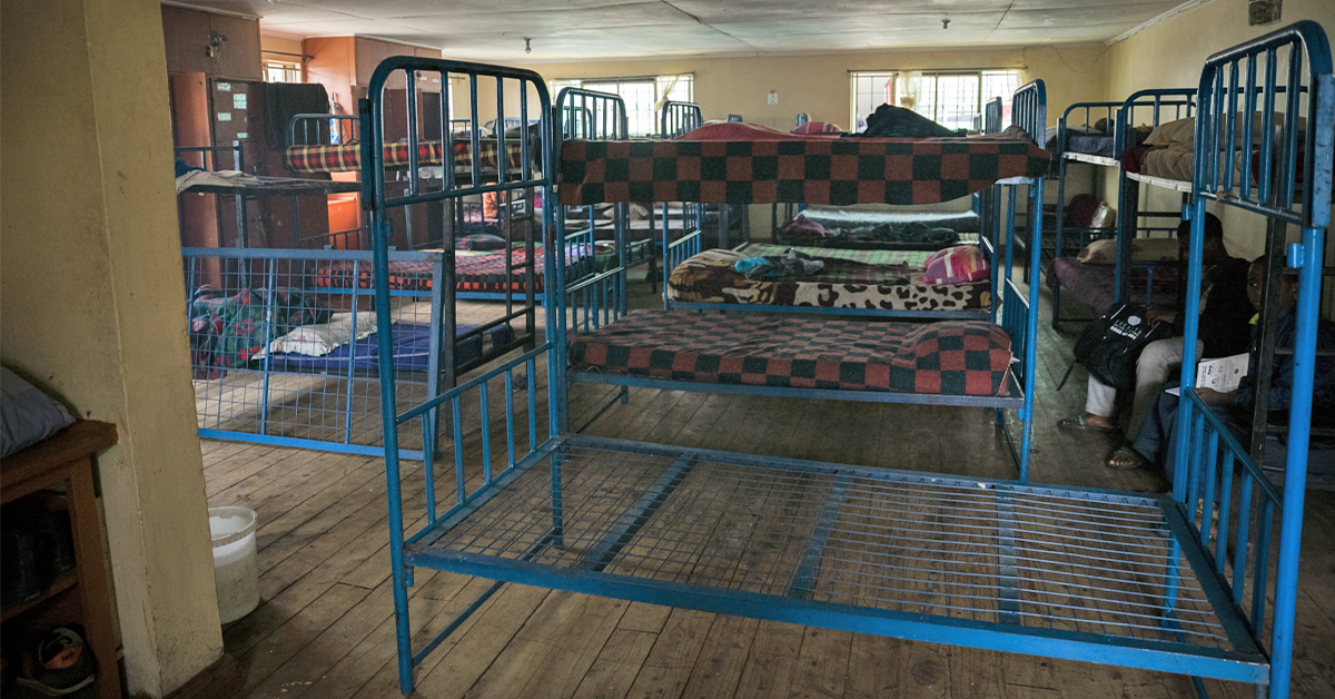 A dormitory in the orphanage in Kenya where Rukhiya grew up