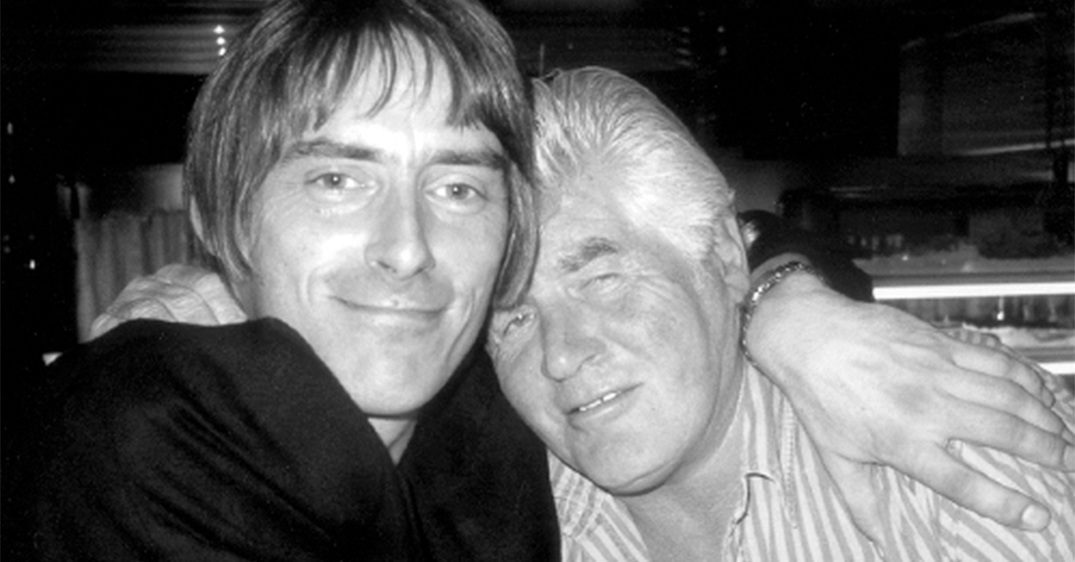 Paul Weller with his dad, John