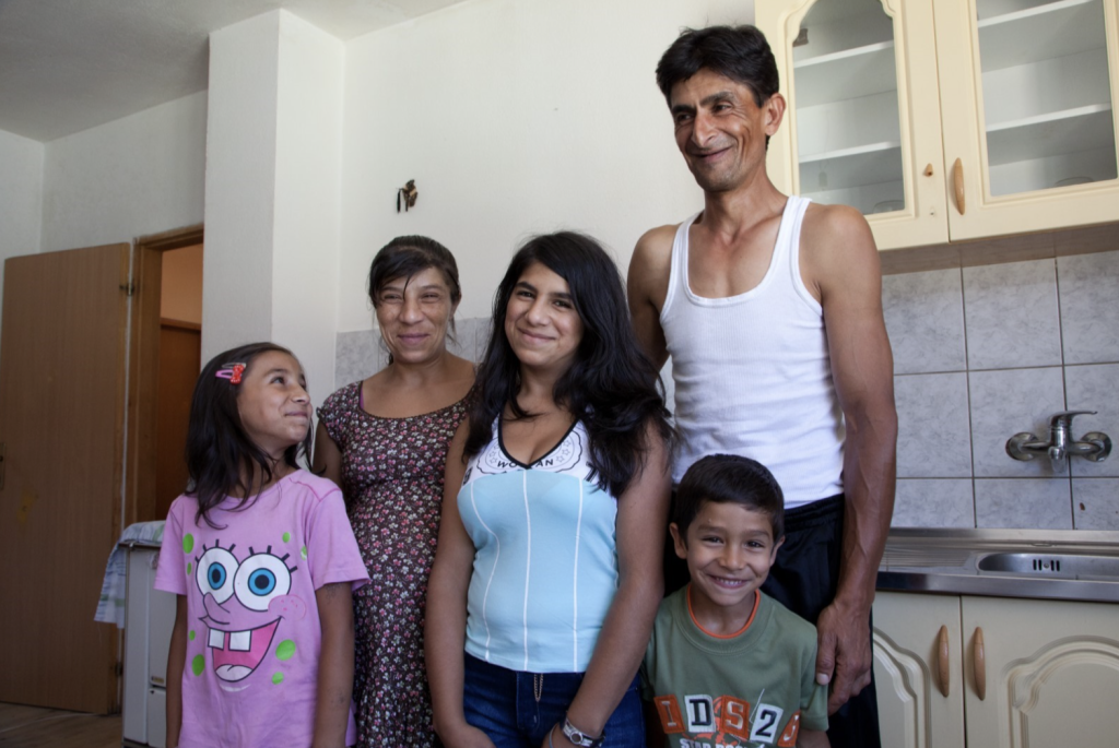 A family we supported to stay together in 2010. Today, they are thriving and some of the children now have family of their own. 
